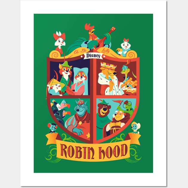 ROBIN HOOD OO DE LALLY Wall Art by socialmati